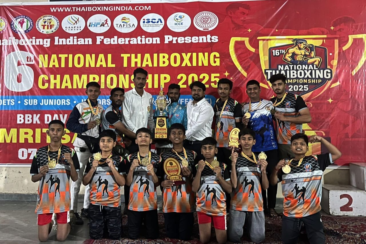 १६वी राष्ट्रीय थाई बॉक्सिंग स्पर्धेत भडगाव–चाळीसगाव तालुक्याचा दणदणीत विजय.१० खेळाडूंनी जिंकली सुवर्णपदके महाराष्ट्राचा झेंडा उंचावला.!!!