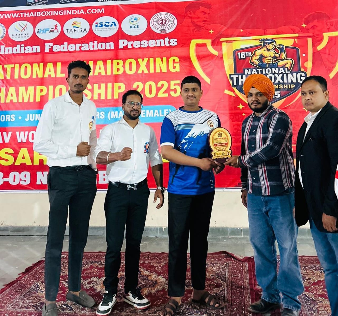 १६वी राष्ट्रीय थाई बॉक्सिंग स्पर्धेत भडगाव–चाळीसगाव तालुक्याची जोरदार चमक.सतीश दाभाडेचे सुवर्णपदकाने राज्याचा मान उंचावला.!!!