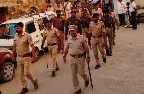 भडगाव नगरपरिषद निवडणुकीच्या पार्श्वभूमीवर भडगाव पोलिसांचा रूट मार्च.!!!