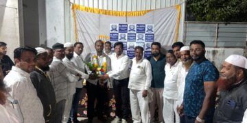 अलसूफ्फा फाउंडेशनतर्फे जारगावच्या नवनिर्वाचित सरपंच दानिश बागवान यांचा पाचोरा येथे सत्कार