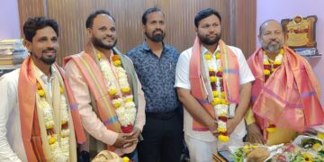 चार नगरसेवकांचा सौहार्दपूर्ण सत्कार; भडगावच्या विकासासाठी एकत्र काम करण्याचा निर्धार