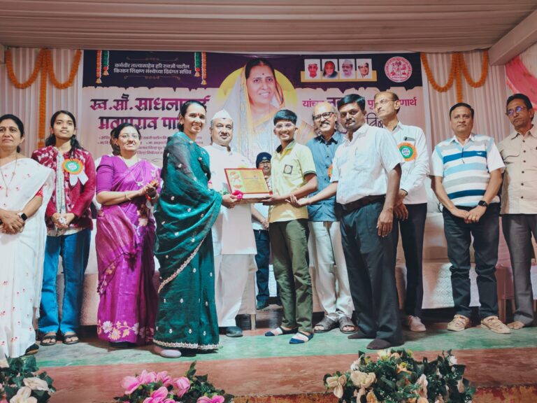 भडगांव येथील दर्शन विठ्ठल पाटील याची ‘साधनाई गुणवंत्त विद्यार्थी’ म्हणून हॅट्रिक