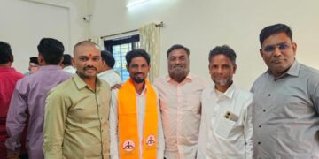 नुकताच निवडून आलेले प्रभाग क्र. ७ मधील अपक्ष नगरसेवक अलीम शाह यांचा शिवसेनेत जाहीर प्रवेश.!!!