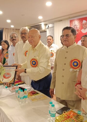 “गर्जा महाराष्ट्र सन्मान पदवी २०२५” ने ॲड. सोपान बुडबाडकर सन्मानित