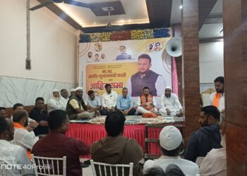 भडगावमध्ये शक्तीप्रदर्शन — समीर काझींच्या प्रचारसभेला उसळला जनसागर