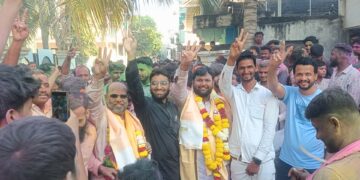 भडगाव नगरपरिषद निवडणूक  प्रभाग क्रमांक ३ वर शिवसेनेचा झेंडा, दोन्ही उमेदवार दणदणीत विजयी.!!!