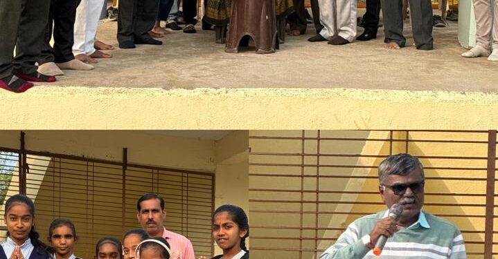 गोंडगाव विदयालयात क्रांतीज्योती साविञीबाई फुले यांची जयंती साजरी.!!!