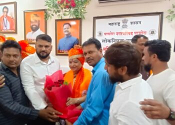 लोकनियुक्त नगराध्यक्ष सौ. सुनीता पाटील यांचा सत्कार