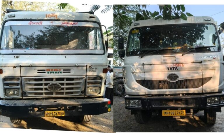 भडगाव पोलिसात दाखल गुन्ह्यातील २ डंपर फरार की,तहसीलदारांच्या आशीर्वादाने सोडले ? कायद्याला हरताळ.