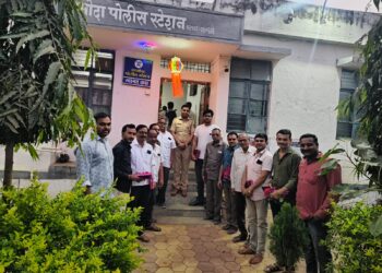 कासोदा पोलीस स्टेशनकडून पत्रकार दिनानिमित्त पत्रकारांचा सन्मान.!!!