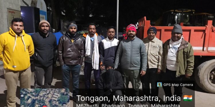 वाळू तस्करीविरोधात प्रशासन आक्रमक ट्रॅक्टर-ट्रॉली ताब्यात.!!!