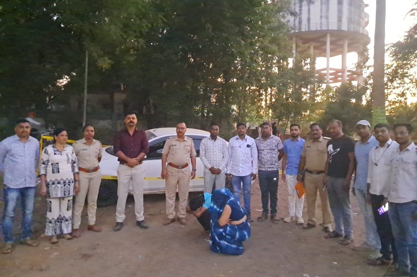 भडगाव हादरले! जुन्या पारोळा रोडवर कारमधून १० पुडी एमडी ड्रग्स जप्त; महिलेसह दोघांना अटक