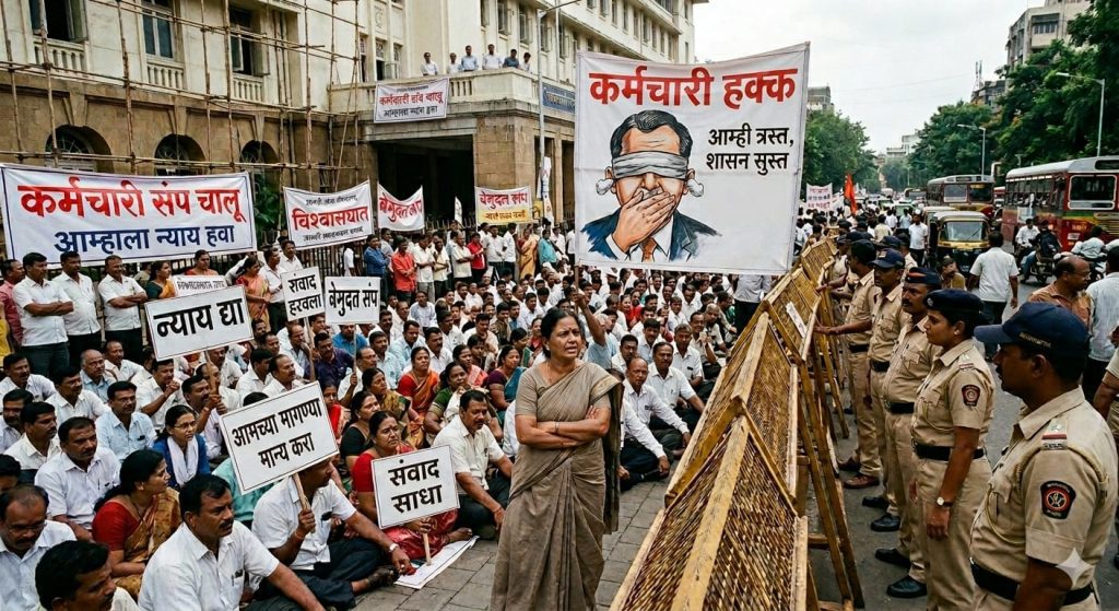 शासन सुस्त… कर्मचारी त्रस्त : संवाद हरवला, विश्वास डळमळला